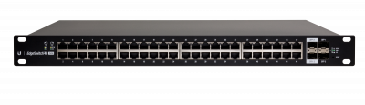 Коммутатор EdgeSwitch 48-port PoE (500W Model) спереди